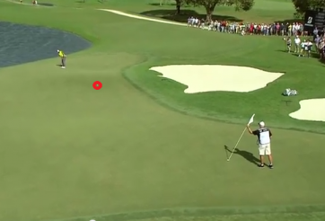 Video golf: Tiger Woods lập kỷ lục gạt bóng từ khoảng cách 30m